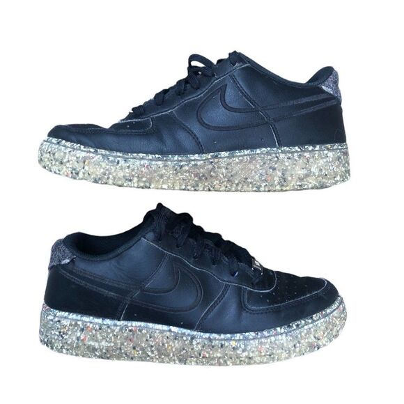 2020 Nike Air Force 1 Low Recycled Speckle Black - Picture 1 of 11